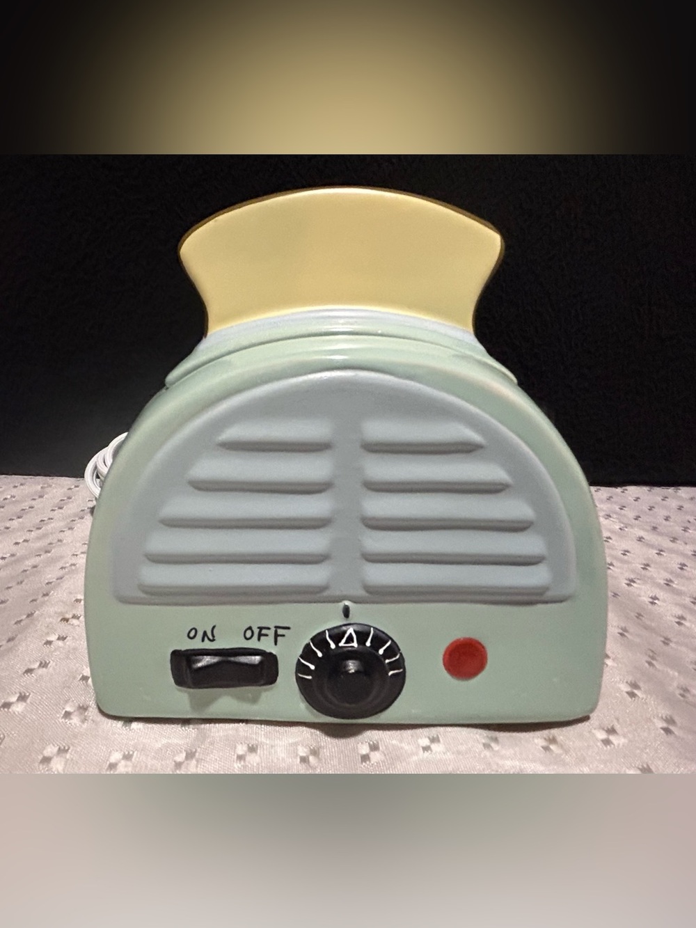 Scentsy Morning Toast Retro Plug In Wax Warmer Toaster Retired Tested Works EUC